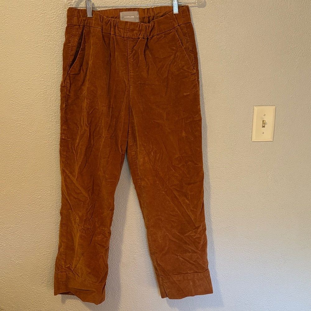 Everlane women’s rust corduroy pants
